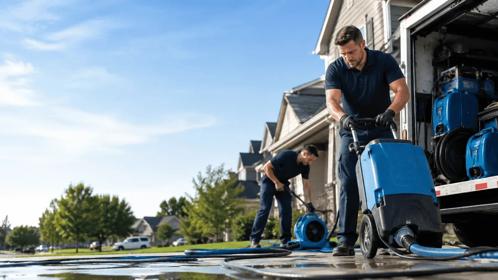 Structural Drying being performed in Woodworth, ND